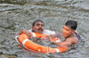 Disaster Response Force shows how to rescue drowning people